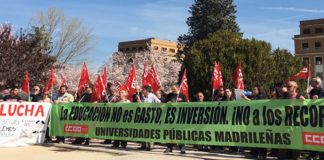CCOO acusa al Gobierno regional de camuflar la precariedad de las universidades públicas