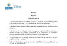 Oposiciones libres PAS laboral: normativa de referencia.