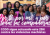 CCOO sigue actuando este 25N contra las violencias machistas